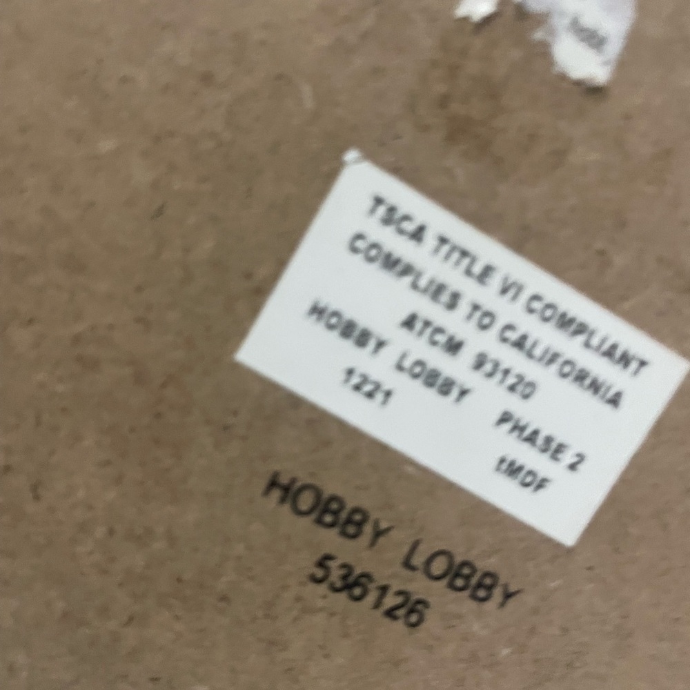 Hobby Lobby Rustic Brown Hanging Sign - Picture 3 of 4